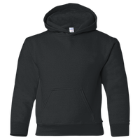 Gildan Heavy Blend™ Youth Hooded Sweatshirt, Black, Front view