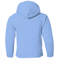 Gildan Heavy Blend™ Youth Hooded Sweatshirt, Carolina Blue, Back view