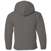 Gildan Heavy Blend™ Youth Hooded Sweatshirt, Charcoal, Back view