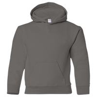 Gildan Heavy Blend™ Youth Hooded Sweatshirt, Charcoal, Front view