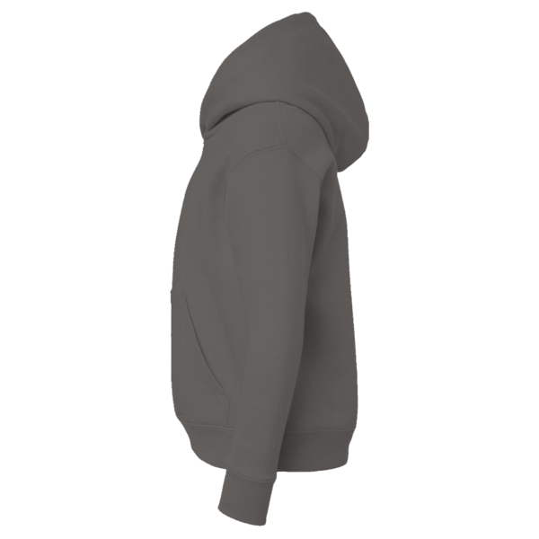 Gildan Heavy Blend™ Youth Hooded Sweatshirt, Charcoal, Left Sleeve view