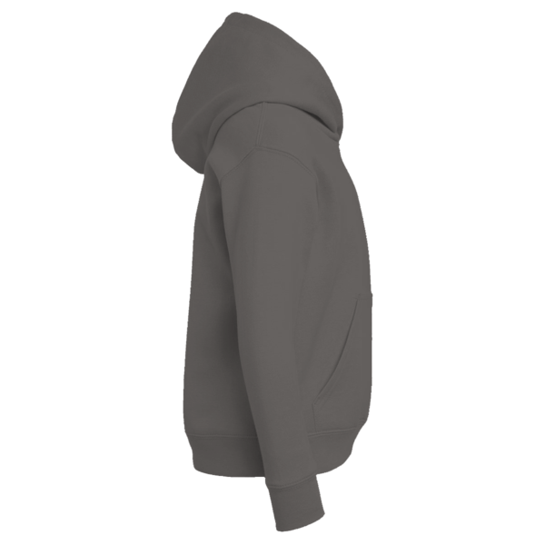 Gildan Heavy Blend™ Youth Hooded Sweatshirt, Charcoal, Right Sleeve view