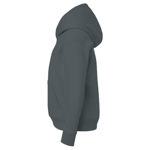 Gildan Heavy Blend™ Youth Hooded Sweatshirt, Dark Heather, Left Sleeve view