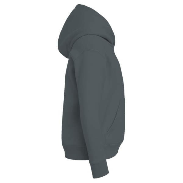 Gildan Heavy Blend™ Youth Hooded Sweatshirt, Dark Heather, Right Sleeve view