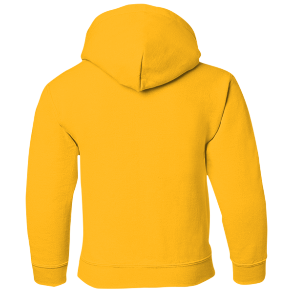 Gildan Heavy Blend™ Youth Hooded Sweatshirt, Gold, Back view