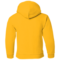 Gildan Heavy Blend™ Youth Hooded Sweatshirt, Gold, Back view