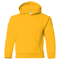 Gildan Heavy Blend™ Youth Hooded Sweatshirt, Gold, Front view