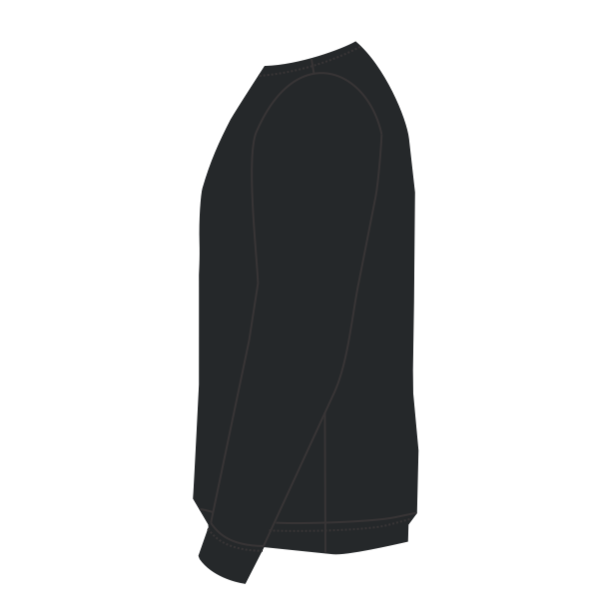 Gildan Heavy Blend™ Youth Sweatshirt, Black, Left Sleeve view