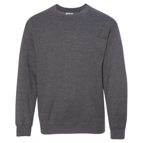 Gildan Heavy Blend™ Youth Sweatshirt, Dark Heather, Front view