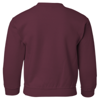 Gildan Heavy Blend™ Youth Sweatshirt, Maroon, Back view