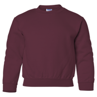 Gildan Heavy Blend™ Youth Sweatshirt, Maroon, Front view