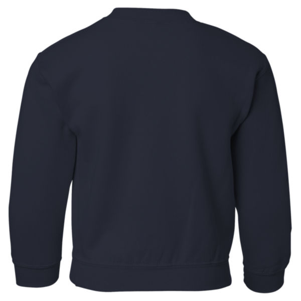 Gildan Heavy Blend™ Youth Sweatshirt, Navy, Back view