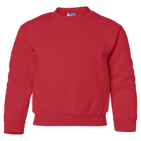 Gildan Heavy Blend™ Youth Sweatshirt, Red, Front view