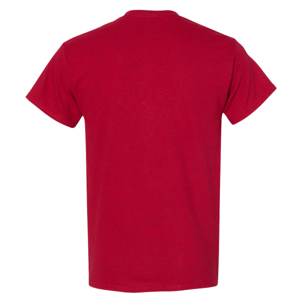 Gildan Heavy Cotton™ T-Shirt, Antique Cherry Red, Back view