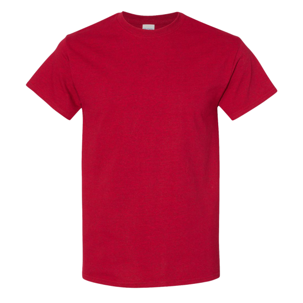 Gildan Heavy Cotton™ T-Shirt, Antique Cherry Red, Front view