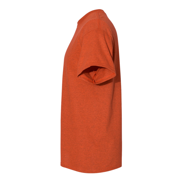 Gildan Heavy Cotton™ T-Shirt, Antique Orange, Left Sleeve view