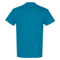 Gildan Heavy Cotton™ T-Shirt, Antique Sapphire, Back view