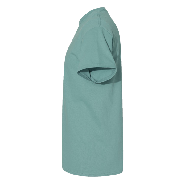 Gildan Heavy Cotton™ T-Shirt, Aquatic, Left Sleeve view