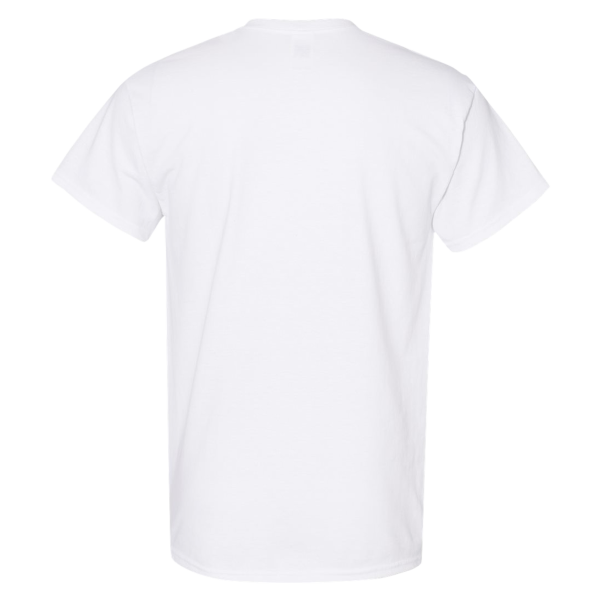 Gildan Heavy Cotton™ T-Shirt, White, Back view