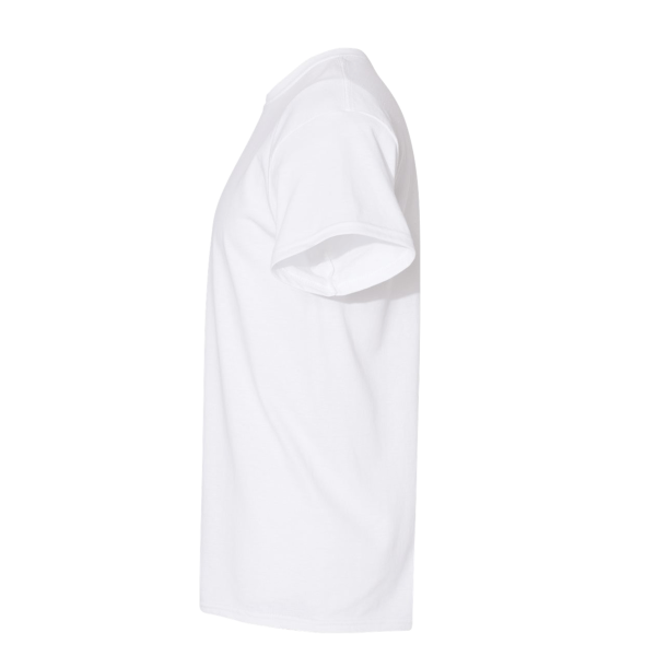 Gildan Heavy Cotton™ T-Shirt, White, Left Sleeve view