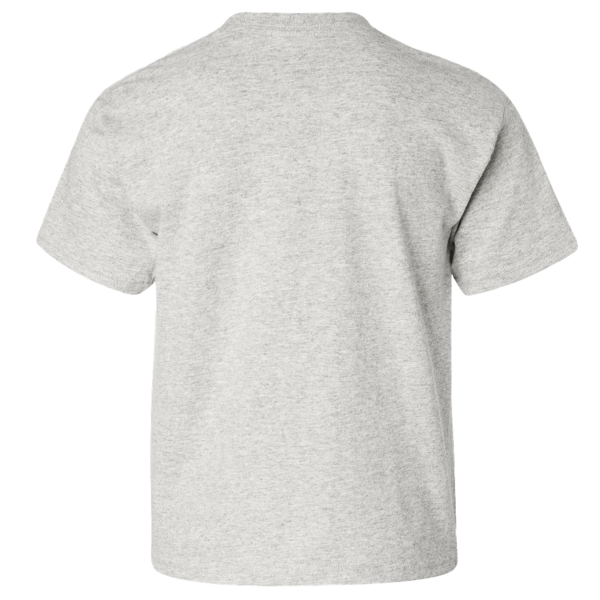 Gildan Heavy Cotton™ Youth T-Shirt, Ash, Back view