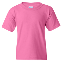 Gildan Heavy Cotton™ Youth T-Shirt, Azalea, Front view