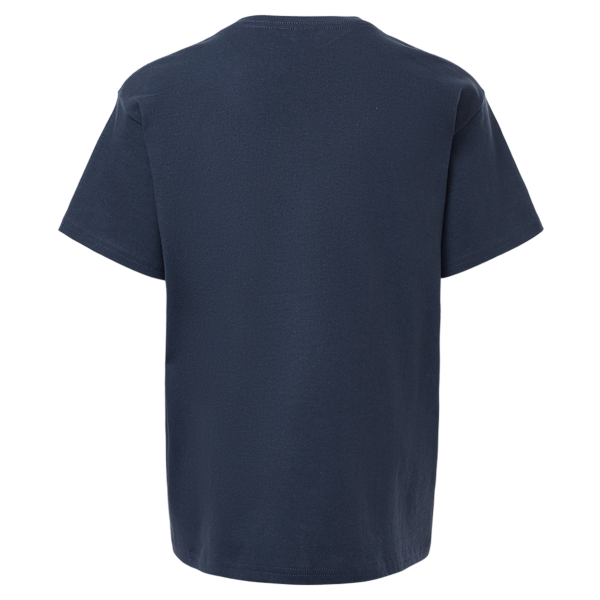 Gildan Heavy Cotton™ Youth T-Shirt, Blue Dusk, Back view