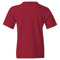 Gildan Heavy Cotton™ Youth T-Shirt, Cardinal, Back view