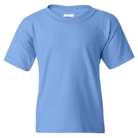 Gildan Heavy Cotton™ Youth T-Shirt, Carolina Blue, Front view