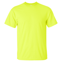 Gildan Men's Tall Ultra Cotton® T-Shirt, Safety Green, Front view