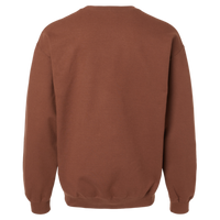 Gildan Softstyle® Midweight Crewneck Sweatshirt, Cocoa, Back view