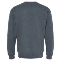 Gildan Softstyle® Midweight Crewneck Sweatshirt, Dark Heather, Back view