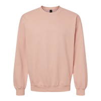 Gildan Softstyle® Midweight Crewneck Sweatshirt, Dusty Rose, Front view