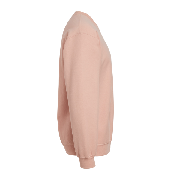 Gildan Softstyle® Midweight Crewneck Sweatshirt, Dusty Rose, Right Sleeve view