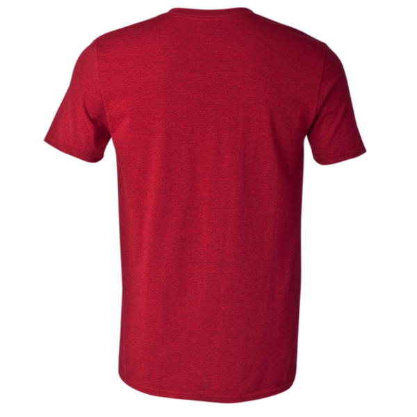 Gildan Softstyle® T-Shirt, Antique Cherry Red, Back view