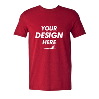 Gildan Softstyle® T-Shirt, Antique Cherry Red, Front view, Mockup