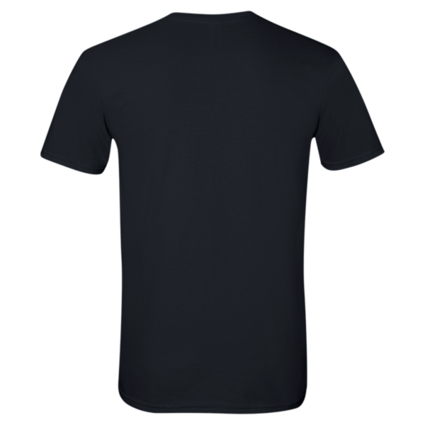 Gildan Softstyle® T-Shirt, Black, Back view