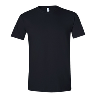 Gildan Softstyle® T-Shirt, Black, Front view