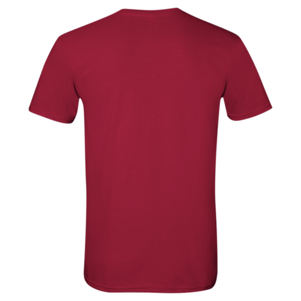 Gildan Softstyle® T-Shirt, Cardinal Red, Back view