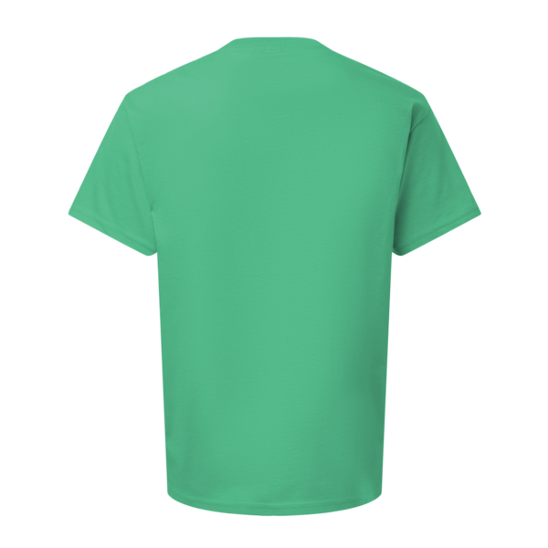 Gildan Softstyle® Youth T-Shirt-R, Heather Irish Green, Back view