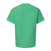 Gildan Softstyle® Youth T-Shirt-R, Heather Irish Green, Back view