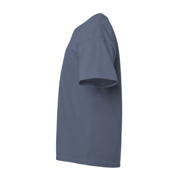 Gildan Softstyle® Youth T-Shirt-R, Heather Navy, Left Sleeve view