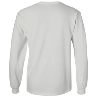 Gildan Ultra Cotton® Long Sleeve T-Shirt, Ash, Back view