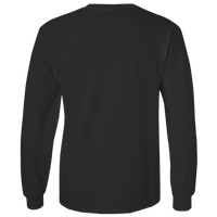 Gildan Ultra Cotton® Long Sleeve T-Shirt, Black, Back view