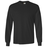 Gildan Ultra Cotton® Long Sleeve T-Shirt, Black, Front view
