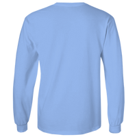 Gildan Ultra Cotton® Long Sleeve T-Shirt, Carolina Blue, Back view