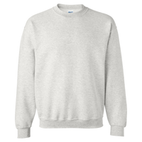 Gildan Unisex DryBlend® Crewneck Sweatshirt, Ash, Front view