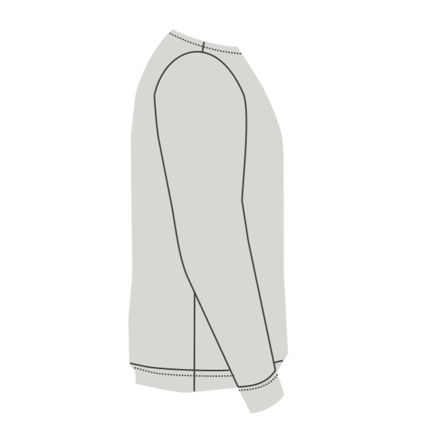 Gildan Unisex DryBlend® Crewneck Sweatshirt, Ash, Right Sleeve view