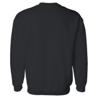 Gildan Unisex DryBlend® Crewneck Sweatshirt, Black, Back view
