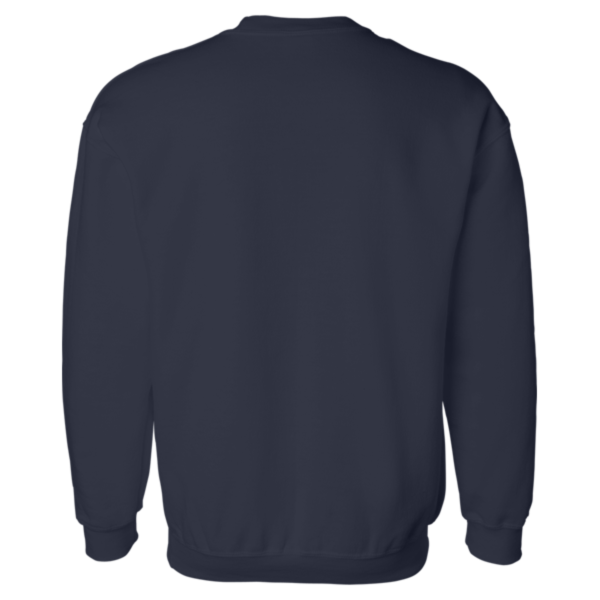Gildan Unisex DryBlend® Crewneck Sweatshirt, Navy, Back view